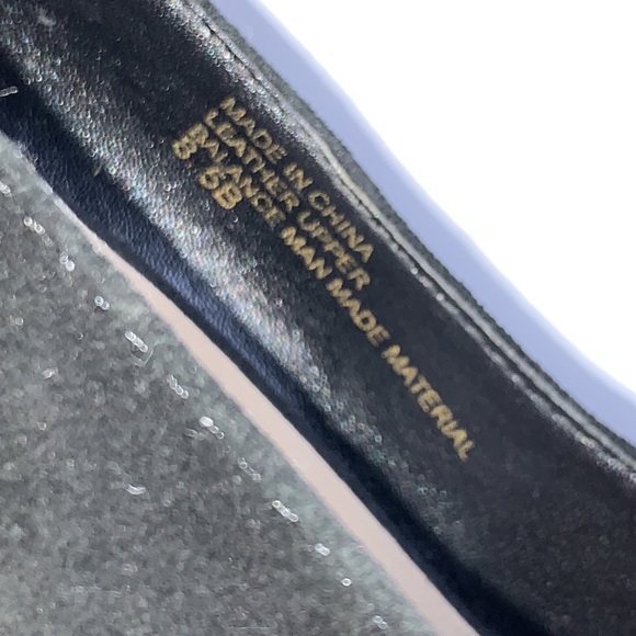 8.5 H By Halston 6 Inch Leather Heeled Ankle Strap Suede Wedges Vintage - Picture 8 of 16